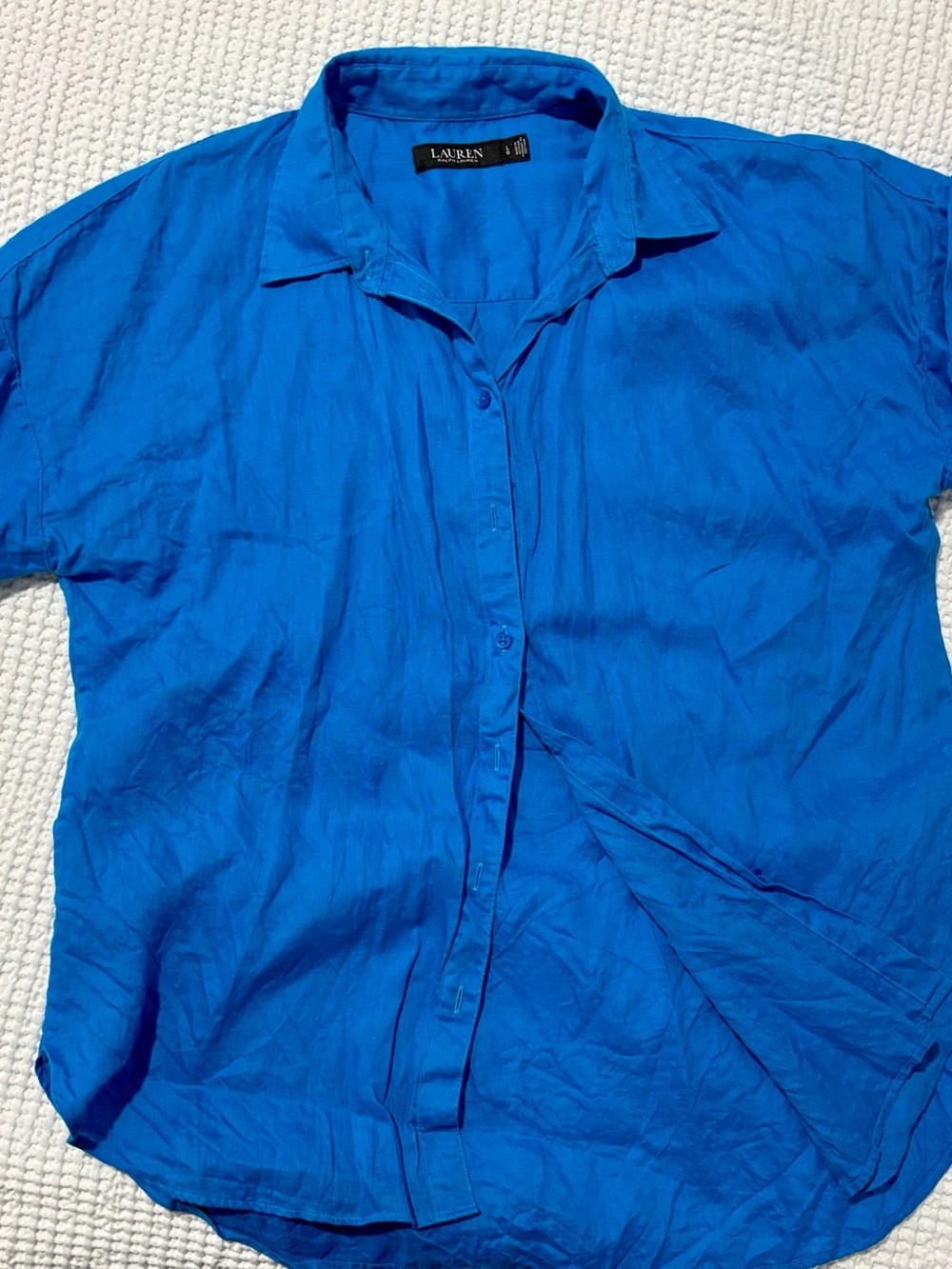 Ralph Lauren Vibrant Blue Collared Shirt